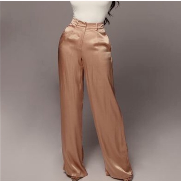❗️ISO JLUXLABEL HAZELNUT ANNE SILK PANTS SMALL❗️ - Picture 3 of 5